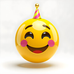 Express Yourself: Popular Emoticons and Birthday Smiley High-quality Emojis. Generative AI.