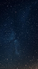 Obraz premium Starry night sky with twinkling stars, a mobile wallpaper with a dark blue background, in a simple and elegant style.