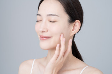 若い女性のビューティ