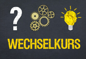 Obraz premium Wechselkurs 