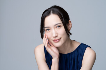 若い女性のビューティ