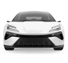 Naklejka premium Sedan Car Isolated