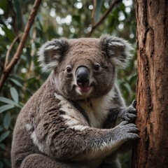 Write a limerick about a curious koala.

