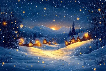 Naklejka premium Postcard: Merry Christmas. Background, banner, wallpaper, card or Christmas greeting. Christmas and winter vacations