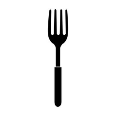 Fork icon vector. Cutlery illustration sign. Restaurant symbol. Food logo.