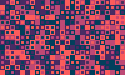 Textured cube pattern with colourful tiles and elegant symmetry. Ideal for graphic design projects, backgrounds, and trendy decorative material.