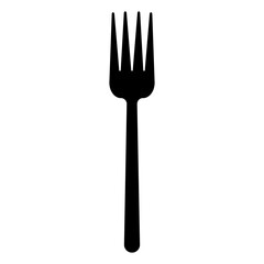 Fork icon vector. Cutlery illustration sign. Restaurant symbol. Food logo.