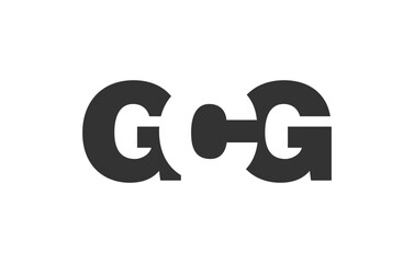 GCG bold and unique editable font logo for tech startups, consulting, corporate branding. Perfect for headlines, visual identity, cyberspace, leadership, unity, innovative ideas