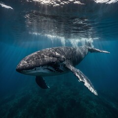 Fototapeta premium Explain how whales communicate underwater.