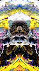 Abstract art background . Hand painting artwork on canvas .