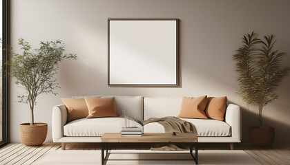 Elegant Frame Mockup for Artistic Interiors