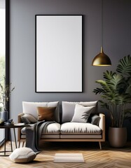 Elegant Frame Mockup for Artistic Interiors