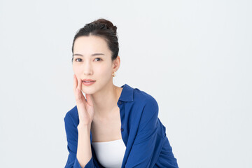 若い女性のビューティ