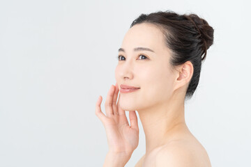 若い女性のビューティ