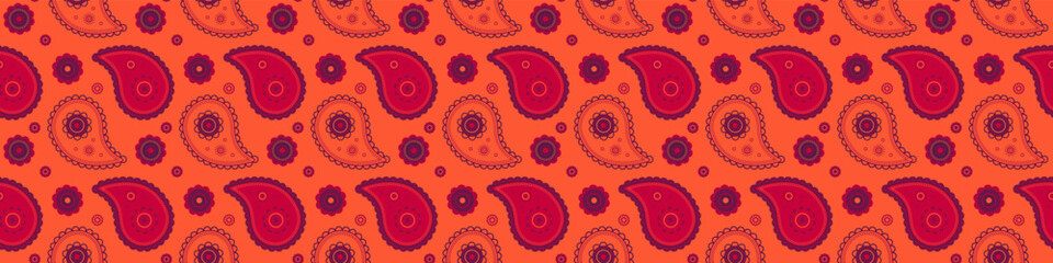 Design textured with drawn wallpaper. Paisley paint to indian sketching. Meadow flower by colors feminine.