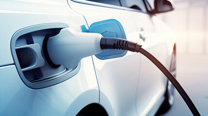 EV（電気自動車）の充電イメージ