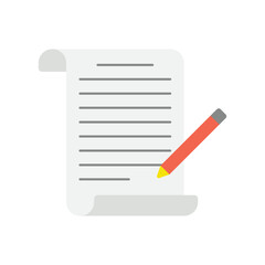 Contract vector icon