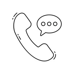 Phone call vector icon