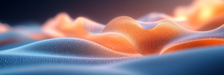 a close up of a flower with water droplets