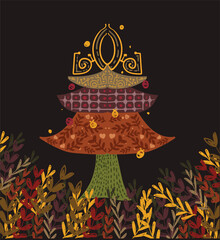 merry christmas vector illustration
