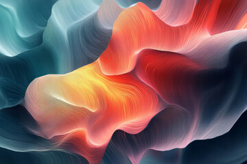 Obraz premium a close up of a colorful abstract background