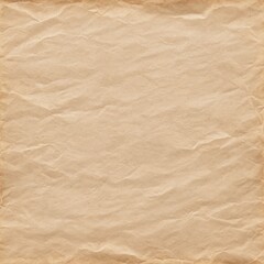 Crinkled brown paper texture background