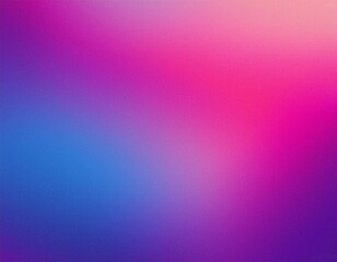Fototapeta premium Pink magenta blue purple abstract color gradient background grainy texture effect web banner header poster design