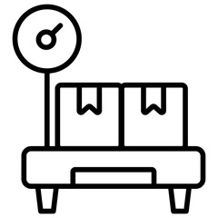 Parcel Weight Icon