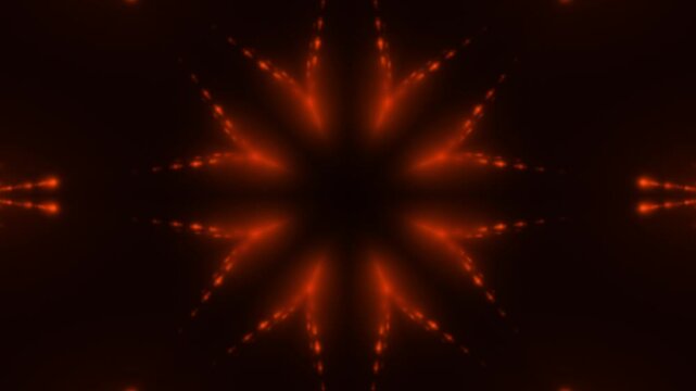 energievoll hell leuchtende bl&uuml;tenf&ouml;rmige Lichter, Energie, Blume, Stern, Strom, St&auml;rke, Netzwerk, Sicherheit, kraftvoll, symmetrisch, Licht, Technologie, Wissenschaft, rot, orange, braun, schwarz
