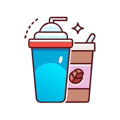protein shake icon, protein shake vector icon, protein shake simple vector illustration, protein shake flat illustration.
