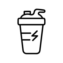 protein shake icon, protein shake vector icon, protein shake simple vector illustration, protein shake flat illustration.
