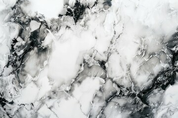 Photo of Black and white kitchen marble top pattern with veins. Background texture for backdrops or mapping