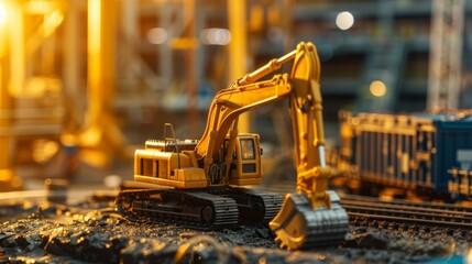 A computerized system tracks and coordinates the movements of all the automated machinery on the site maximizing productivity.