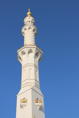 Obraz premium Minaret of Sheikh Zayed Grand Mosque