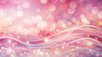 Wavy Abstract Background in Shades of Pink with Bokeh Effect for Stunning Visuals - Perfect for Digital Art, Wallpapers, and Creative Projects