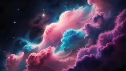 Fototapeta premium Cosmic Nebula Background