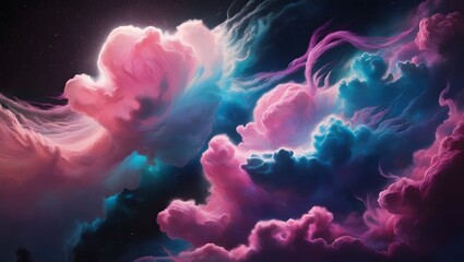 Fototapeta premium Cosmic Nebula Background