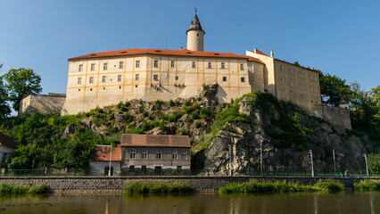Fototapeta premium Historic city of Ledeč nad Sázavou, Czech Republic.