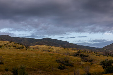 Obraz premium clouds over the mountains
