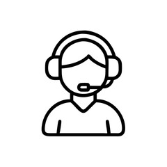 customer service icon, customer service vector icon, customer service flat illustration.




 