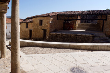 Cuacos de Yuste (Cáceres) Spain. Drying room in the village of Cuacos de Yuste