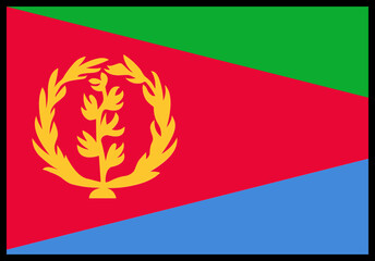 Eritrea Flag rectangle Icon