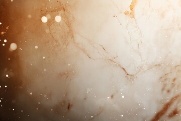 Textured marble background with subtle sparkling effects and warm earthy tones capturing elegance and sophistication