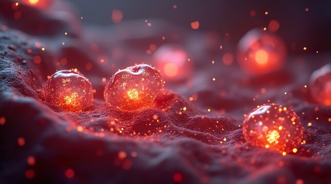 Abstract 3D rendering background depicting a medical concept related to the novel coronavirus and health themes