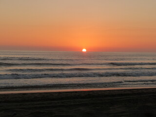 Fototapeta premium sunset on the beach
