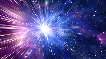 Obraz premium Big Bang colorful space galaxy fog cloud nebula. Universe science astronomy and stary night cosmos mockup background. Supernova concept wallpaper 