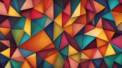Obraz premium abstract geometric triangle background