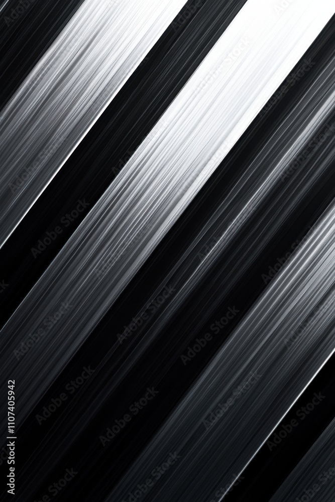 Aufkleber abstract pattern of sleek metallic stripes creating a dynamic sense of movement and depth in shades 