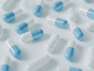 Blue and White Pills