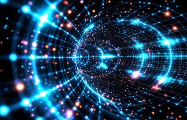 Obraz premium Fondo de tecnologia y ciencia